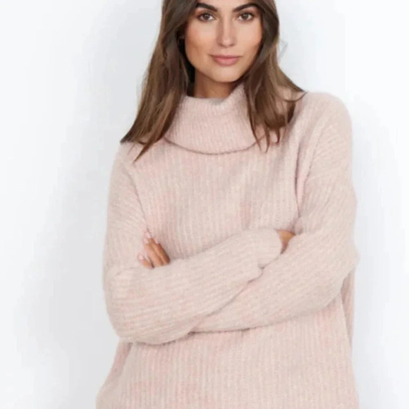 SOYACONCEPT | NWT  WOMEN'S LIGHT PINK PULLOVER SWEATER - Picture 2 of 14
